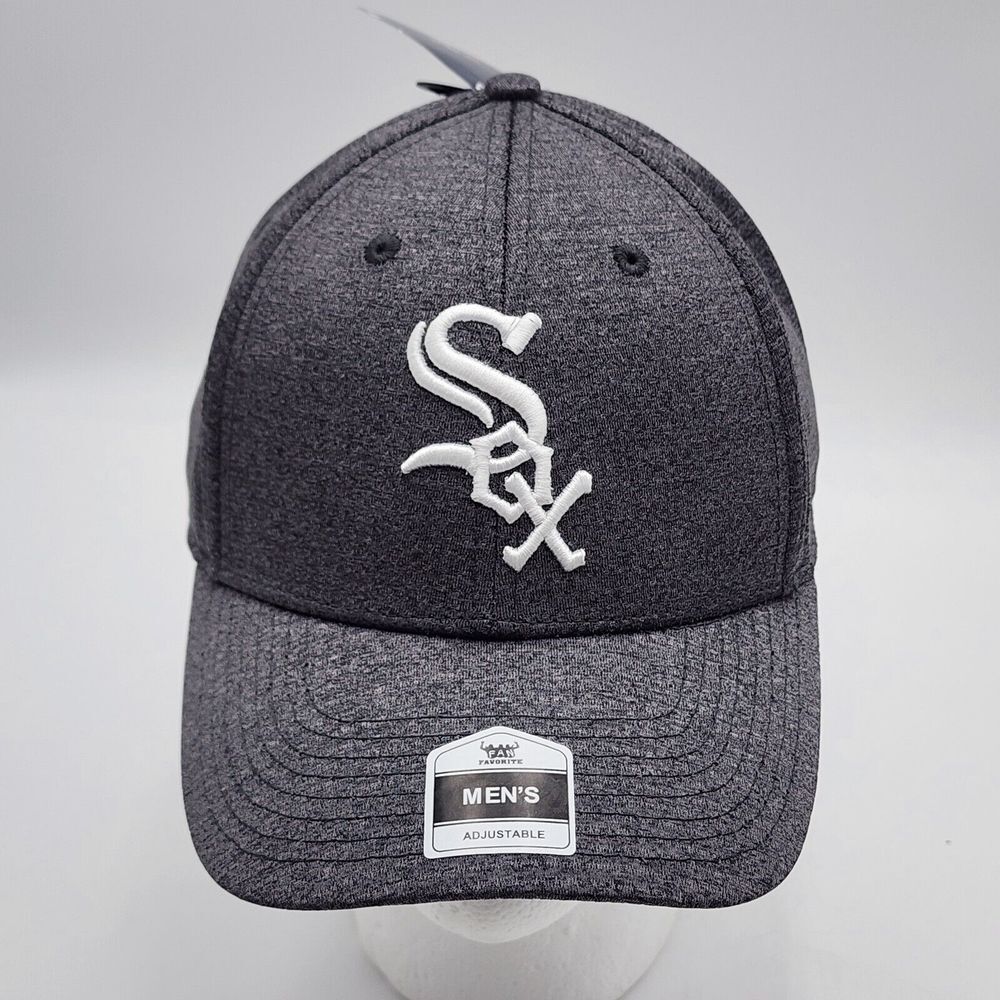 Genuine Merchandise Chicago White Sox Gray Strapback Hat Cap OSFA New